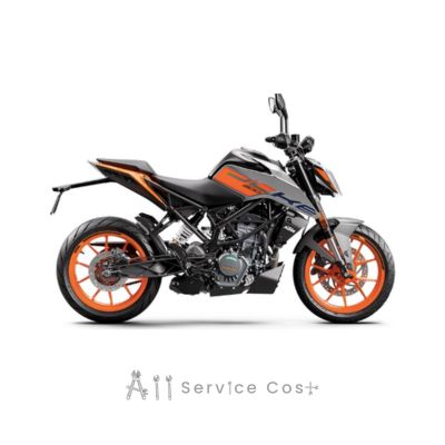 Ktm duke discount 200 service cost