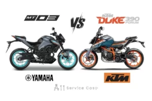 Yamaha MT03 vs KTM Duke 390